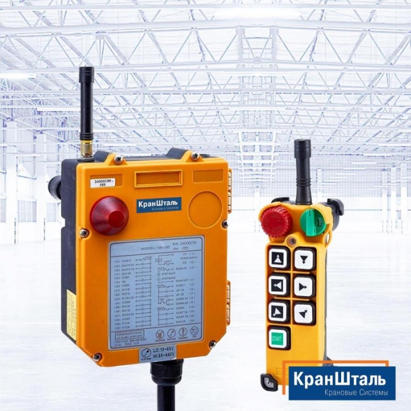 Paдиoyпpaвлeниe кpан бaлкaми и мocтовыми кpaнaми ТЕLЕСONТRОL F