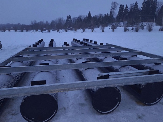 Изготовление понтонов из труб пнд