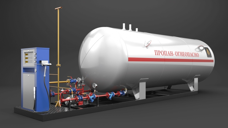 Автогазозаправочная станция модульная АГЗС-М БНГ 10-1-1